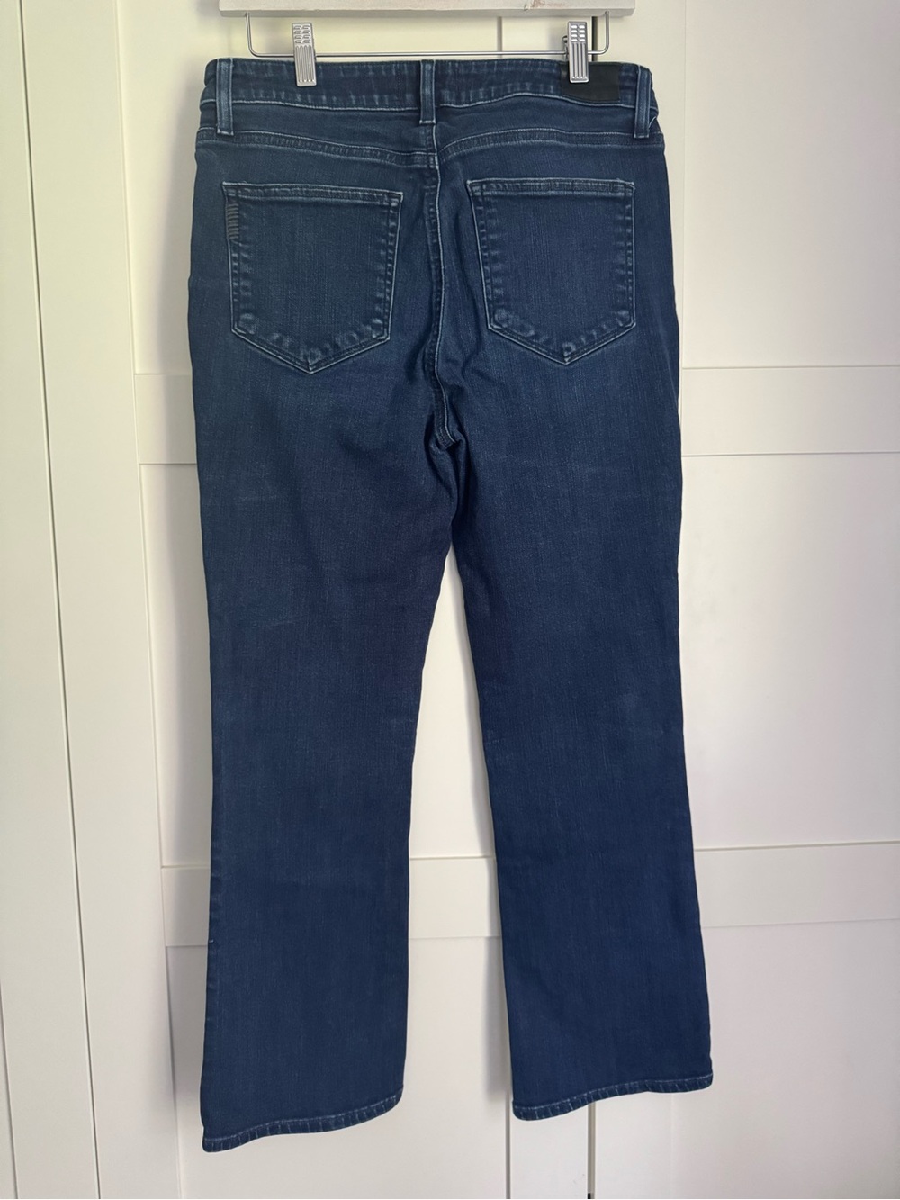 PAIGE Claudine High Rise Ankle Flare Jeans Moody Dark Wash Size 30 Classic - Picture 4 of 12